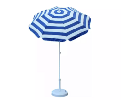 parasol-plage-rond-rayures-bleu-blanc